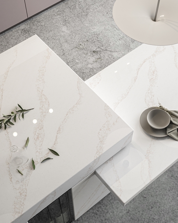 CALACATTA CANYON luxury quartz slab